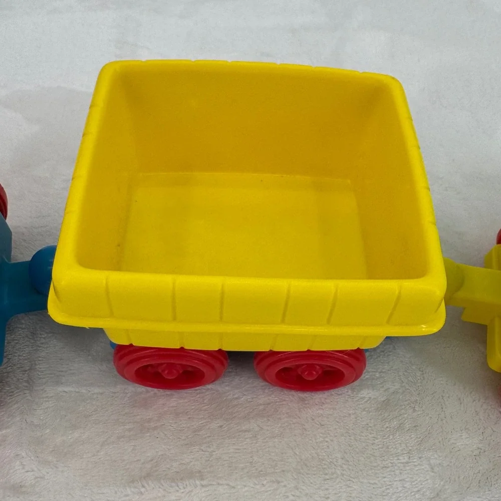 Vintage 90s Tyco Sesame Street Elmo's Express Train Kids Locomotive Cargo Wagons